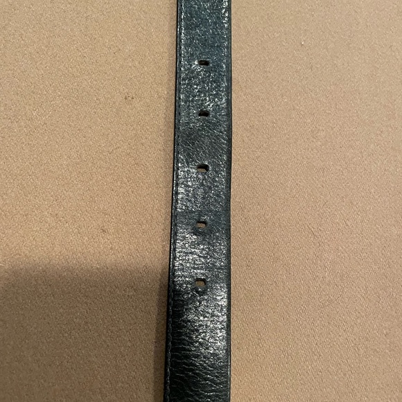 Calvin Klein Dark Grey/Blue Leather belt -Size Medium - Picture 4 of 6